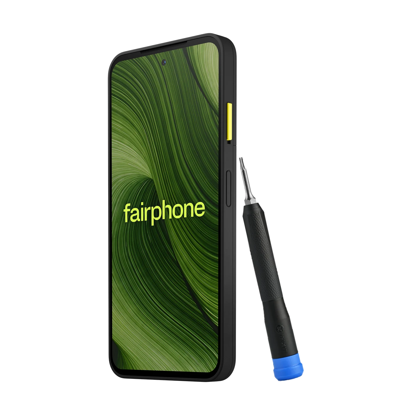 Vue éclatée du FairPhone 6 - tous les modules séparés